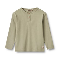 Wheat T-shirt Morris LS - Green tea